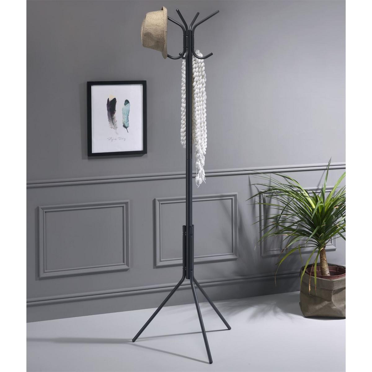 KLEIDERSTÄNDER ARIST grau - Grau, Metall (38/174/38cm) - IDIMEX