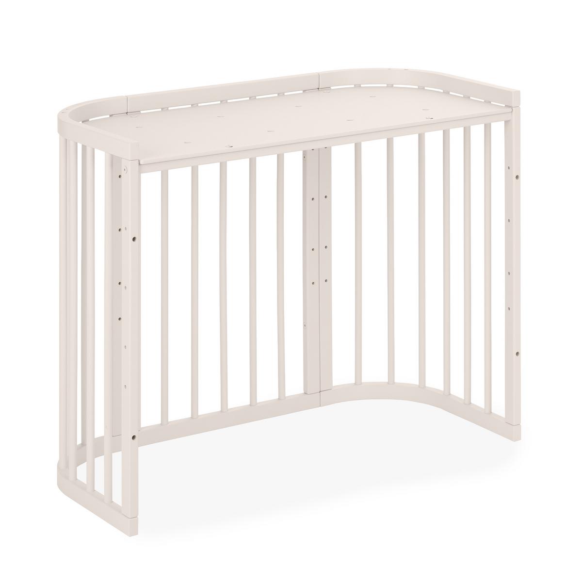 BABYBETT Kaschmir, 5in1 mit Matratze - Kaschmir, Holz/Textil (66/93cm) - waldin