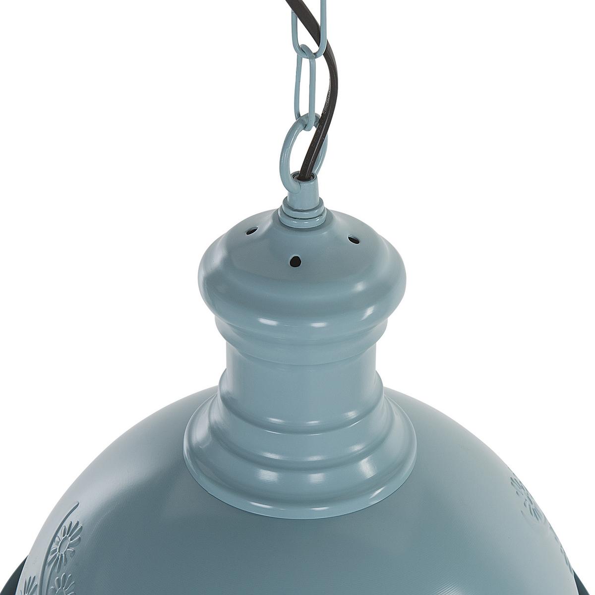HÄNGELEUCHTE Didessa 32/32/85 cm - Blau, Metall (32/32/85cm) - Beliani