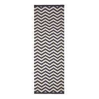 KELIM-TEPPICHLÄUFER Casablanca handgewebt 66/200 cm - Dunkelblau, Textil (66/200cm) - Homescapes