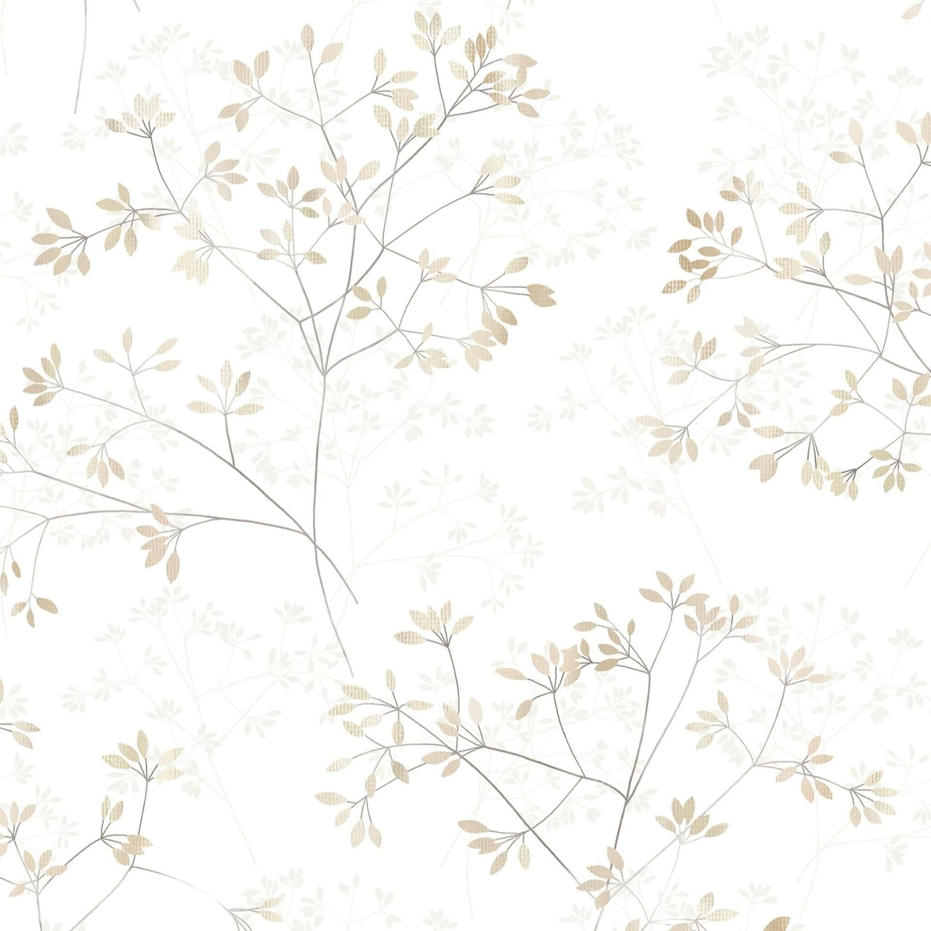 VLIESTAPETE Floral Tapete weiß, beige - Beige/Weiß, Papier (53/1cm) - marburg