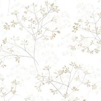 VLIESTAPETE Floral Tapete weiß, beige - Beige/Weiß, Papier (53/1cm) - marburg