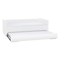 BETT 90/200 Weiß - Weiß, Holzwerkstoff (90/200cm) - Petits-meubles