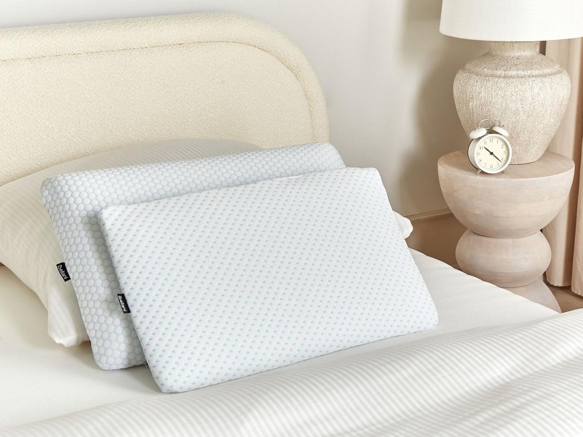 KOPFKISSEN Weiß 55/35 cm Muir - Weiß, Textil (55/35cm) - Beliani