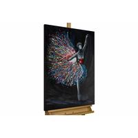 ACRYLBILD HANDGEMALT 60/90 cm - Schwarz, Holz/Textil (60/90cm) - KUNSTLOFT