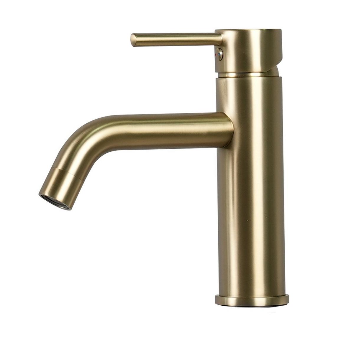 WASCHTISCHARMATUR Everest Gold - Goldfarben, Metall (10/20/5cm) - Badplaats