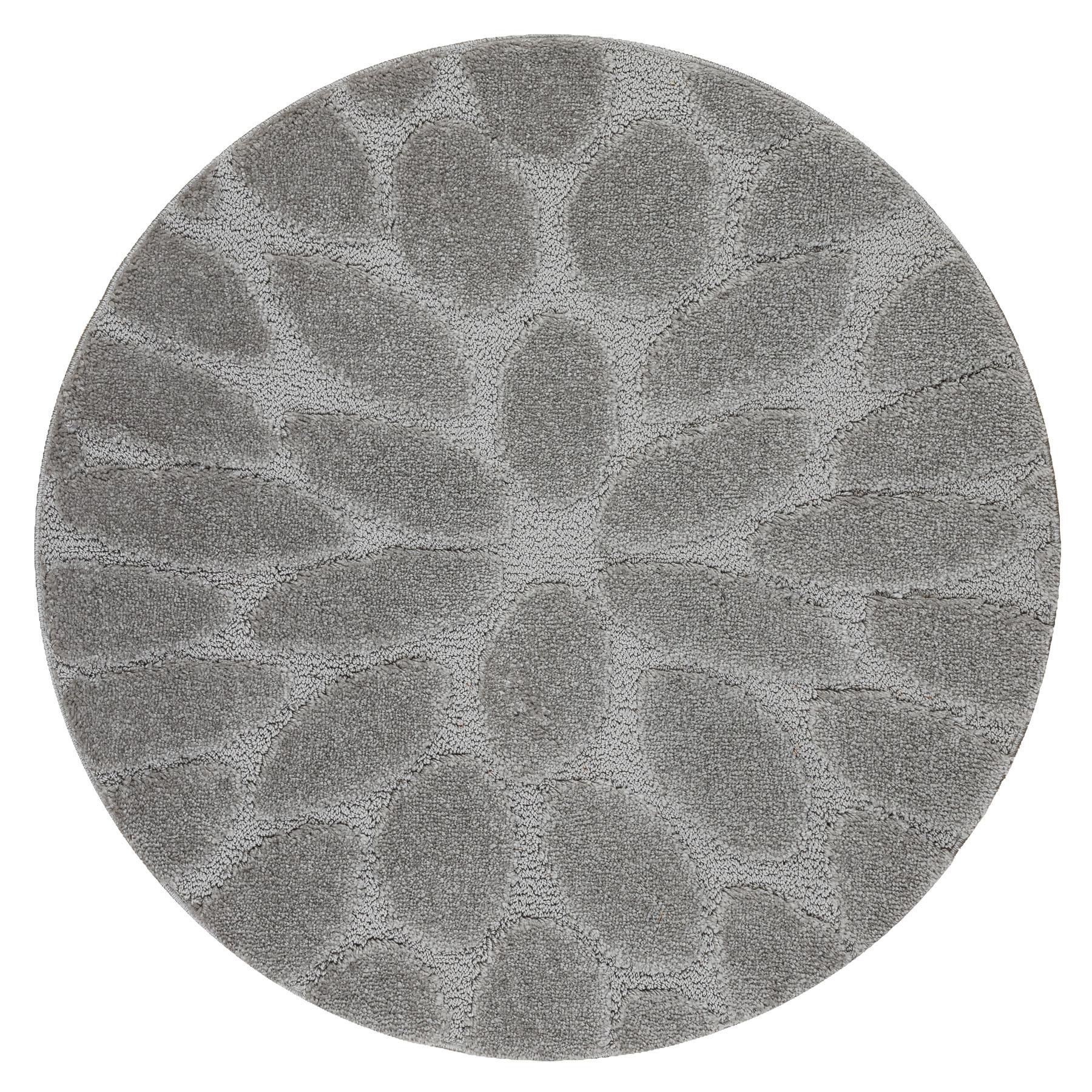TEPPICH Dywaniki łazienkowe 100 cm - Grau, Textil (100/100cm) - rugsX