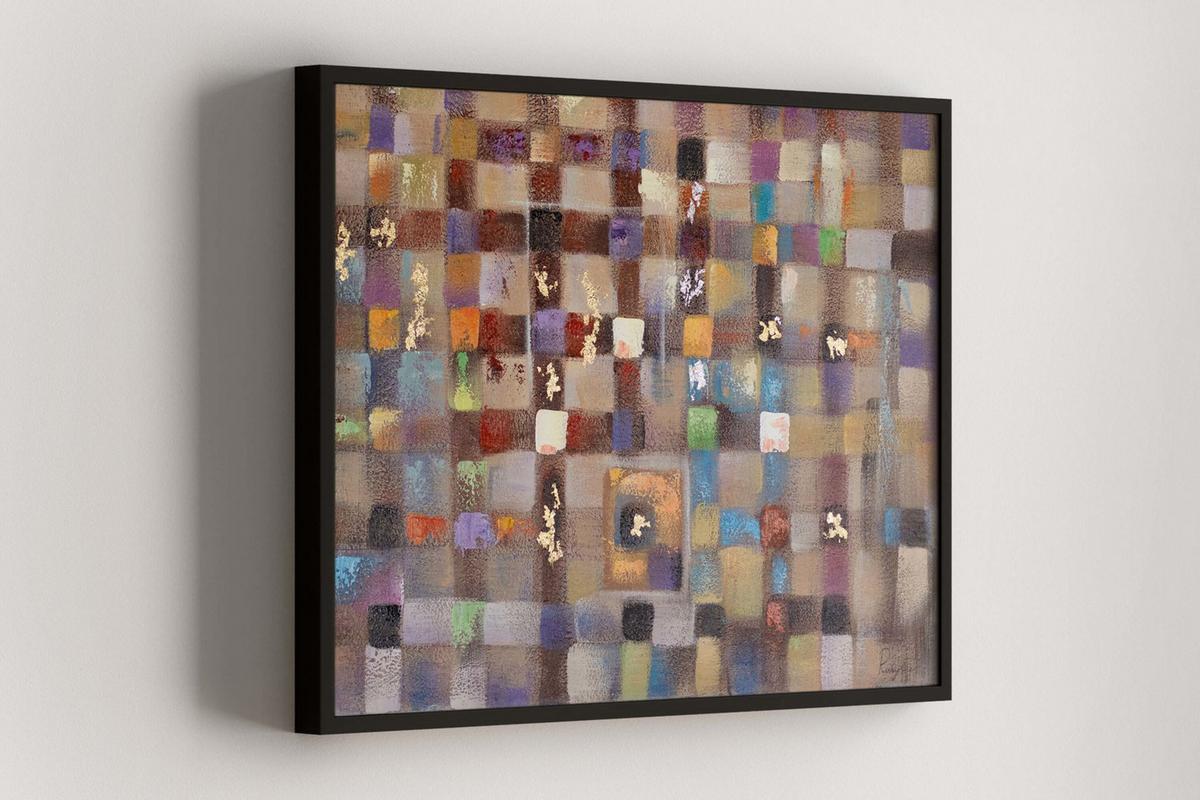ACRYLBILD HANDGEMALT 100/75 cm - Multicolor, Holz/Textil (100/75cm) - KUNSTLOFT