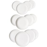 TELLERSET Volos weiß 12-tlg. - Weiß, Keramik (2/2/2cm) - Ritzenhoff Breker