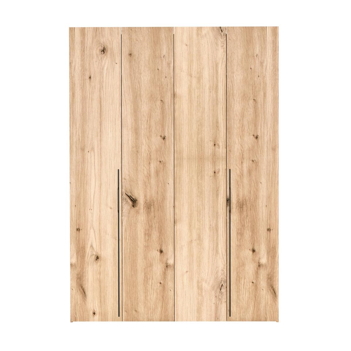FALTTÜRENSCHRANK Omodeo 170 cm breit in Artisan-Eiche – mit WingLine-Falttüren - Eiche Artisan, Holzwerkstoff (170/240/58cm) - AX Living