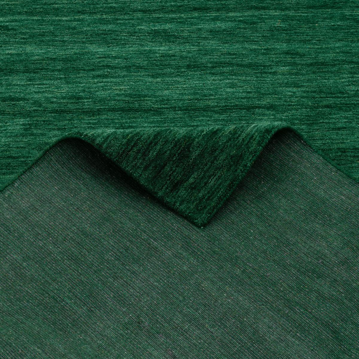 NATUR TEPPICH INDO NEPAL GABBEH SHIVA - Dunkelgrün, Textil (200/290cm) - Pergamon