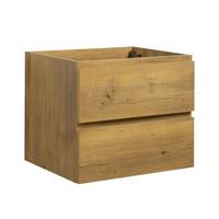 WASCHBECKENUNTERSCHRANK Angela 2 Schubladen Eiche - 60 x 48 x 50 cm - Eichefarben, Holz (60/50/48cm) - Badplaats