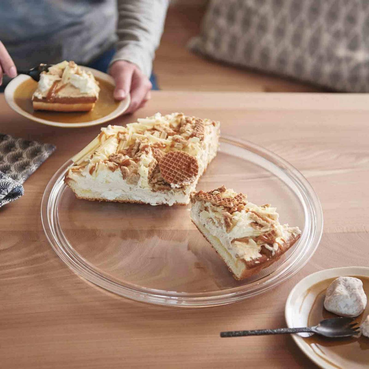 TORTENPLATTE Ciao transparent ø 31.5 cm - Transparent, Glas (31.5/2.6/31.5cm) - Leonardo Living
