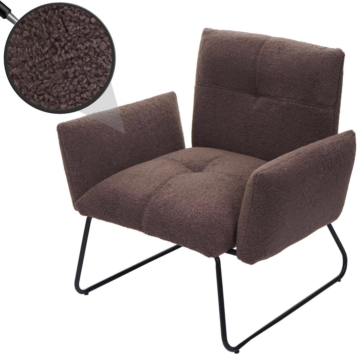 LOUNGE-SESSEL Braun - Braun, Textil (87/79/70cm) - MCW