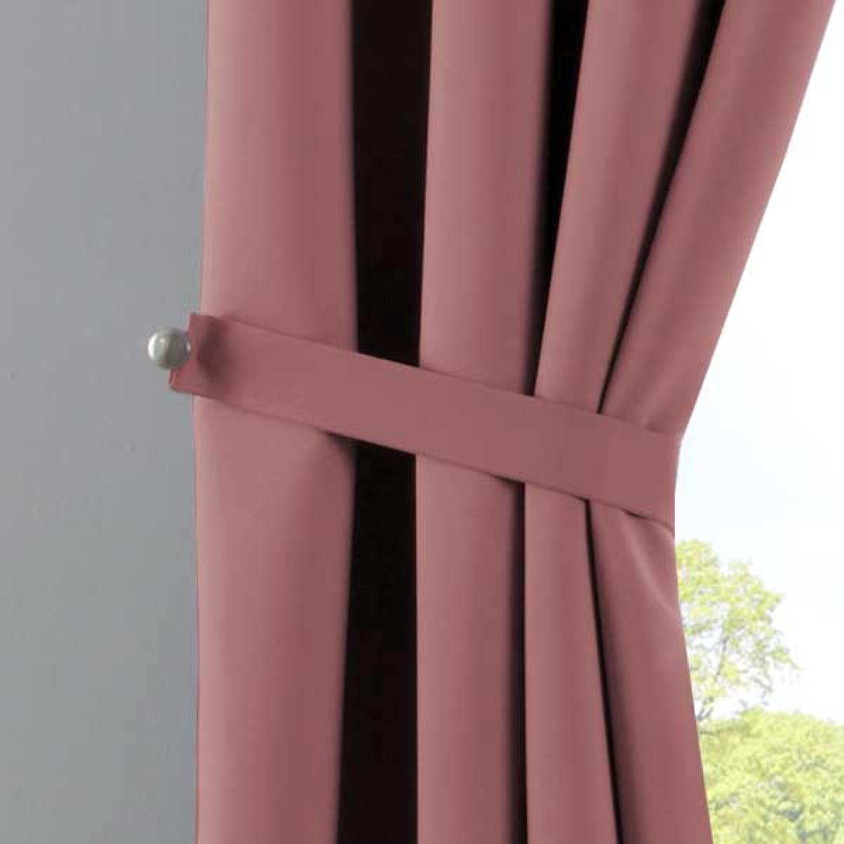 VORHANG »NEW YORK« HxB 225x295 cm Altrosa - Altrosa, Textil (295/245cm) - Gardinenbox
