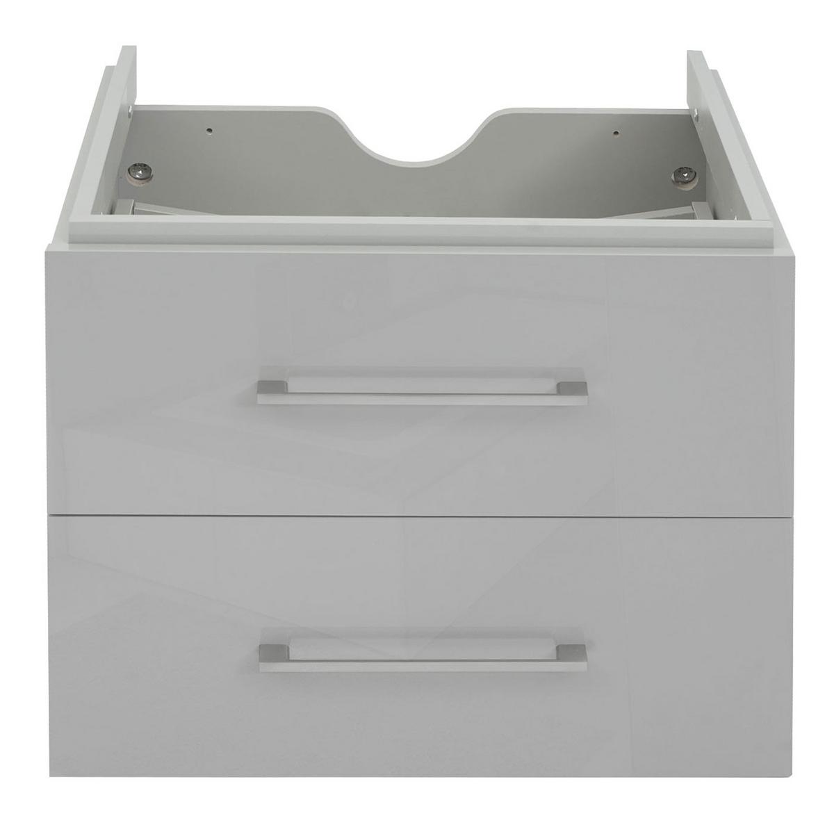 WASCHBECKENUNTERSCHRANK PREMIUM Grau - Grau, Holz (59/50/46cm) - MCW