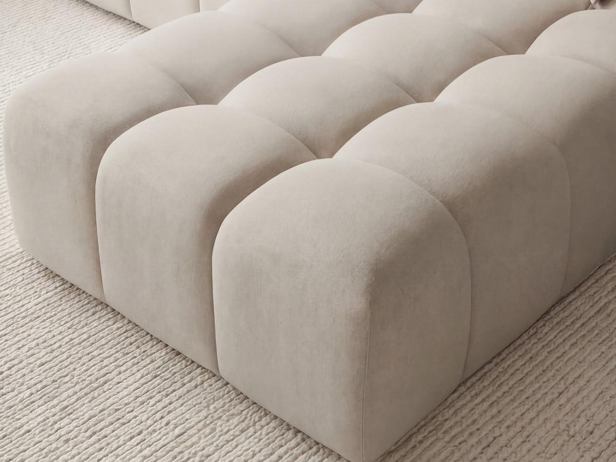 ECKSOFA Loopo Beige Rechts - Beige, Holz/Textil (265/180cm) - Graingold