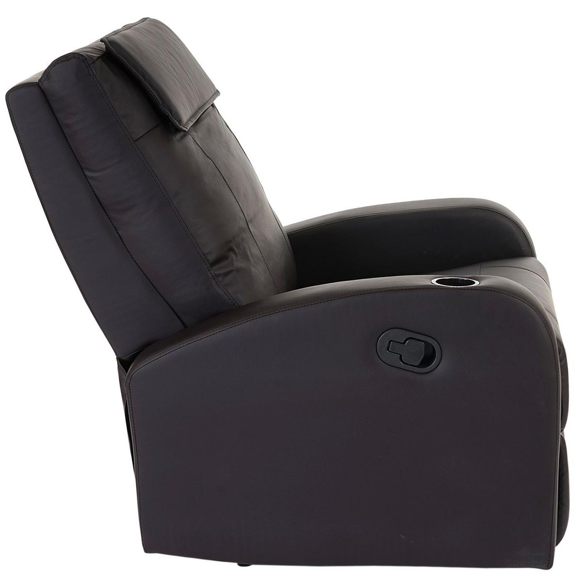 RELAXSESSEL Kastanienbraun - Rotbraun, Textil (76/99/96cm) - MCW