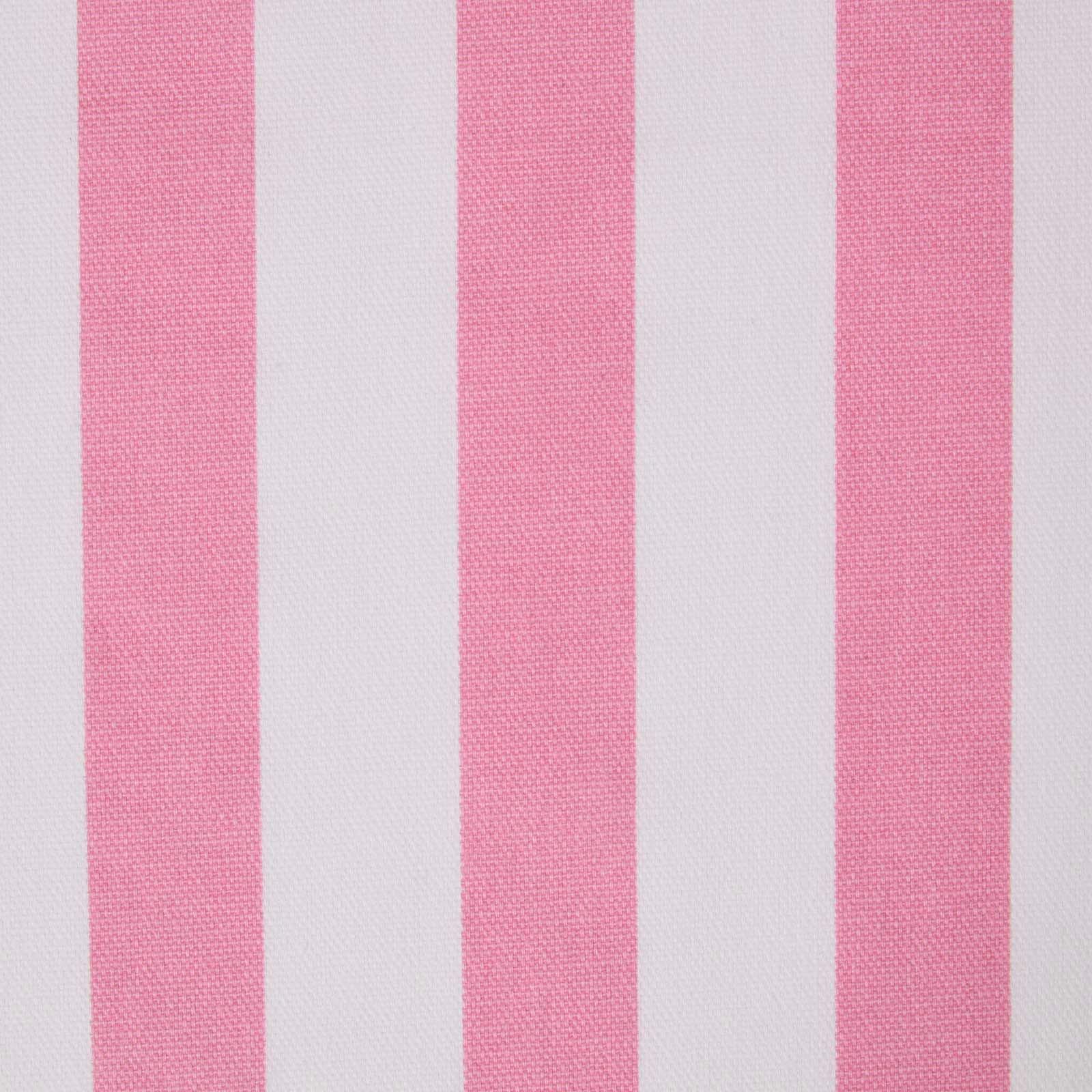 BAUMWOLLSTOFF Meterware rosa-weiß gestreift, 150 cm - Rosa, Textil (150/100cm) - Homescapes