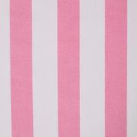 BAUMWOLLSTOFF Meterware rosa-weiß gestreift, 150 cm - Rosa, Textil (150/100cm) - Homescapes