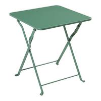 GARTENKLAPPTISCH Vegårshei - Grün, Metall (40/40/45cm) - [en.casa]