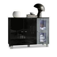 SIDEBOARD Denjo Tür in Avola-Anthrazit - Anthrazit, Holzwerkstoff (107/81/35cm) - Vladon