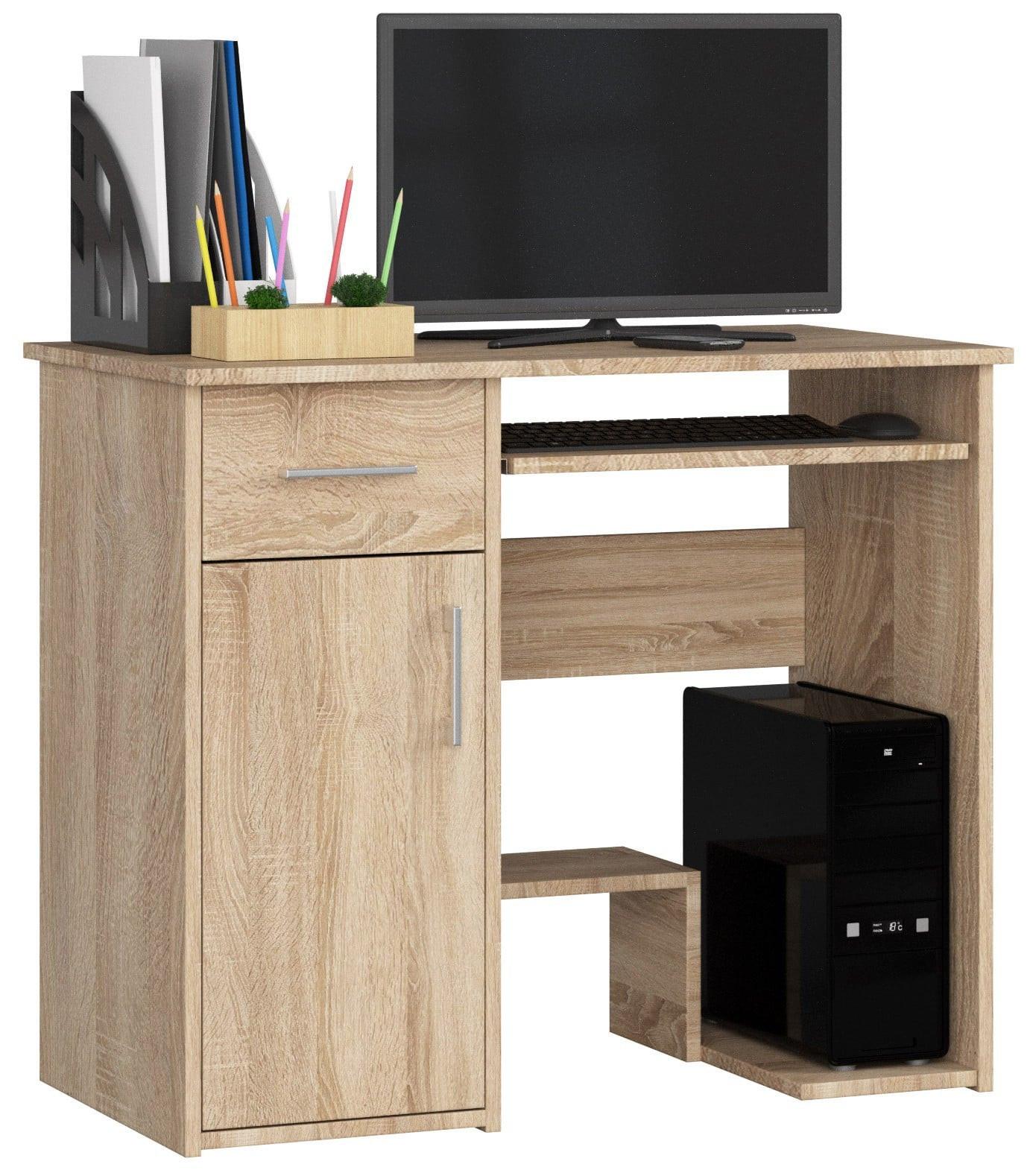 SCHREIBTISCH Eiche Sonoma 74/90/50 - Sonoma Eiche, Holzwerkstoff (120/59/74cm) - RAUMHIRSCH FURNITURE
