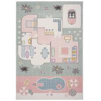 KINDER TEPPICH MAUI KIDS PINK HOUSE - Rosa, Textil (200/290cm) - Pergamon