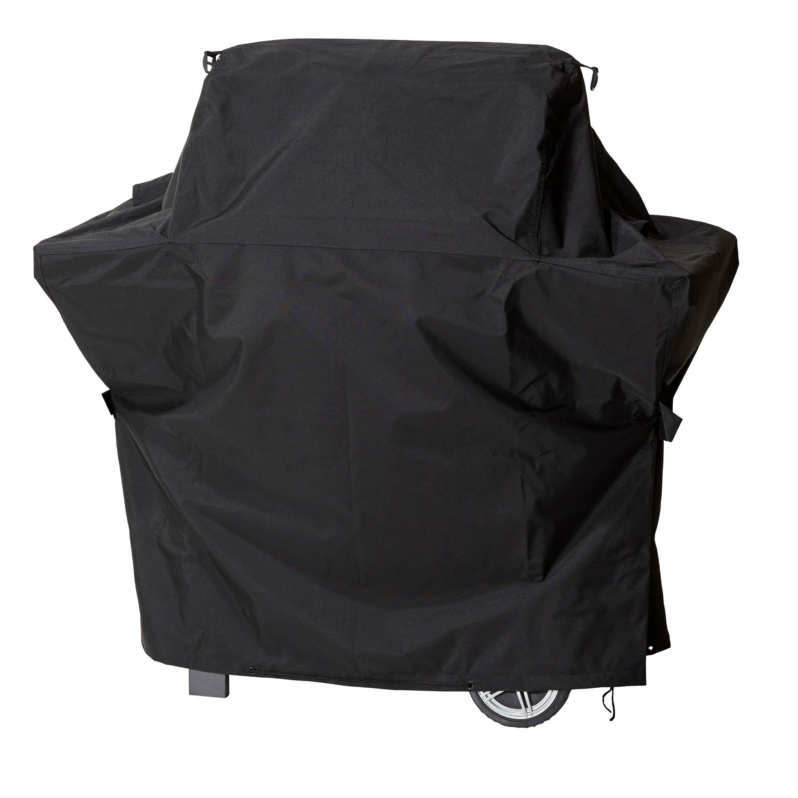 SCHUTZHÜLLE für Gasgrill Trapezform SHP-30086 - Schwarz, Kunststoff (117/117/55cm) - mehr Garten