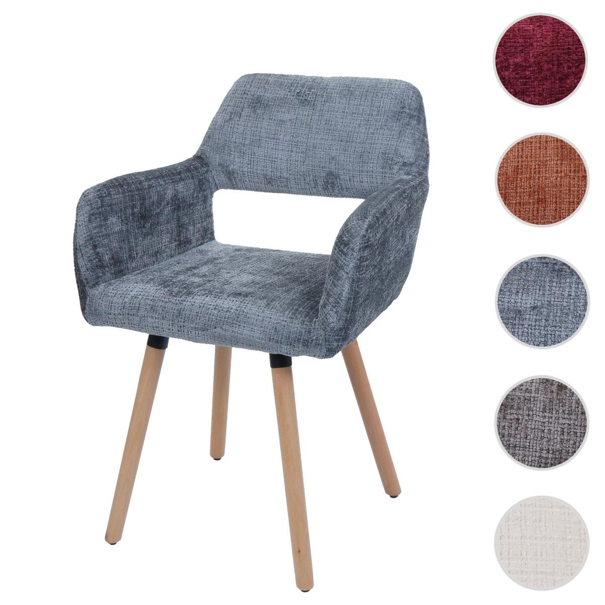 ESSZIMMERSTUHL Grau - Dunkelgrau/Grau, Textil (56/80/53cm) - MCW