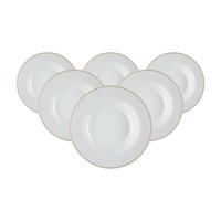 SUPPENTELLER Geo beige ø 21,5 cm 6er Set - Beige, Keramik (21.5cm) - Ritzenhoff Breker