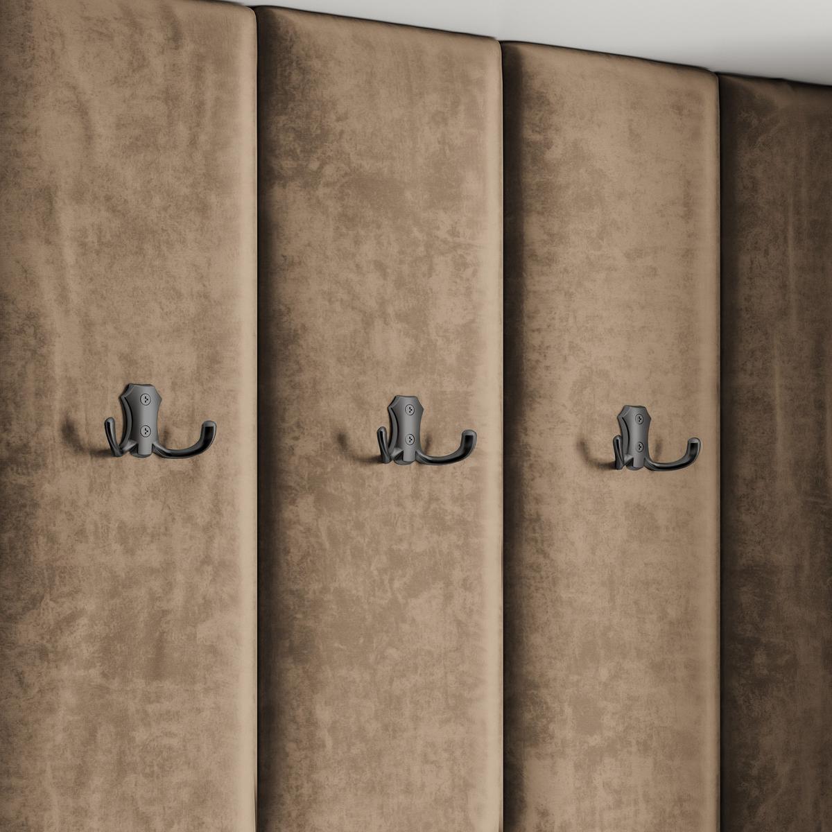 GARDEROBENSCHRANK REMA 180/240/60 cm Modern Garderobe-Set Kaschmir - Kaschmir/Mokka, Holzwerkstoff (180/240/60cm) - MASSENO