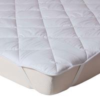 MATRATZENTOPPER Premium 120/190 cm, dicht gefüllte Baumwolle - Weiß, Textil (120/190cm) - Homescapes