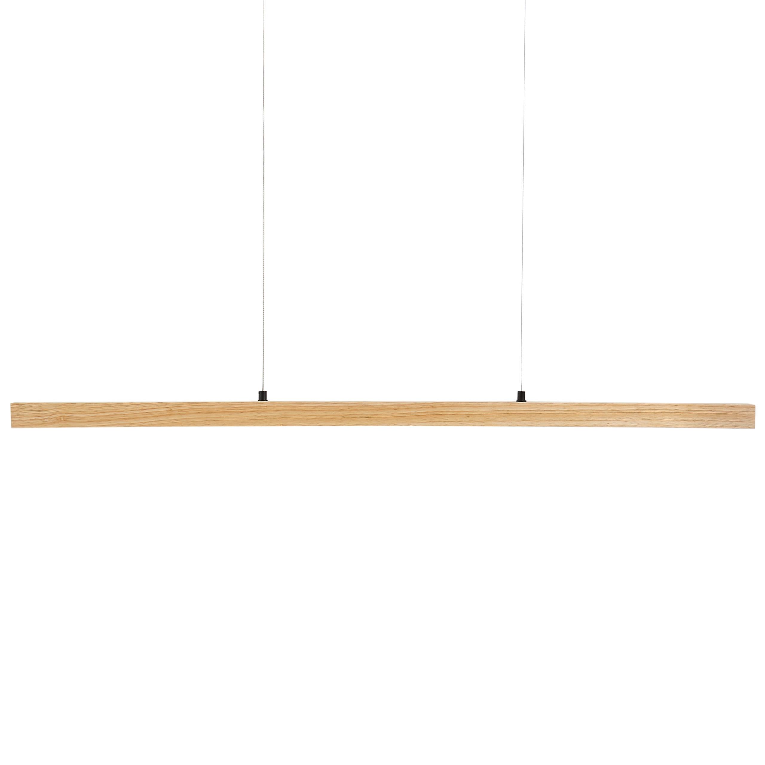 LED-HÄNGELEUCHTE Braun Stewarts - Braun, Holz (6/115/125cm) - Beliani