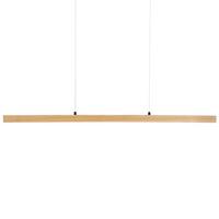 LED-HÄNGELEUCHTE Braun Stewarts - Braun, Holz (6/115/125cm) - Beliani