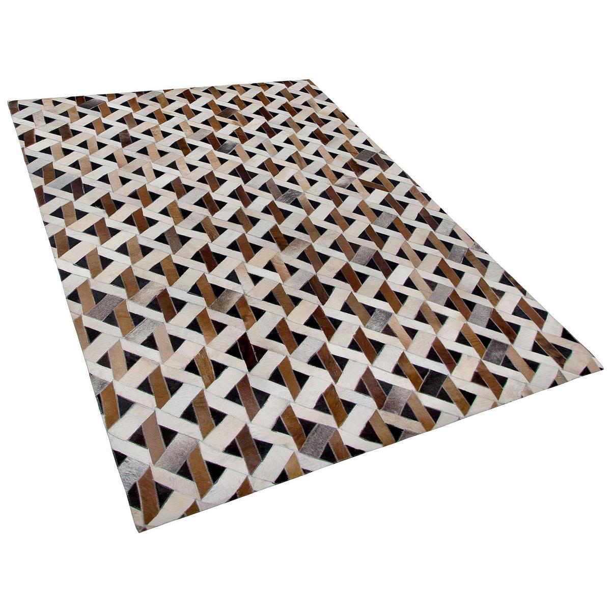 KURZFLOR-TEPPICH Tuglu 230/160 cm - Braun, Fell (160/230cm) - Beliani