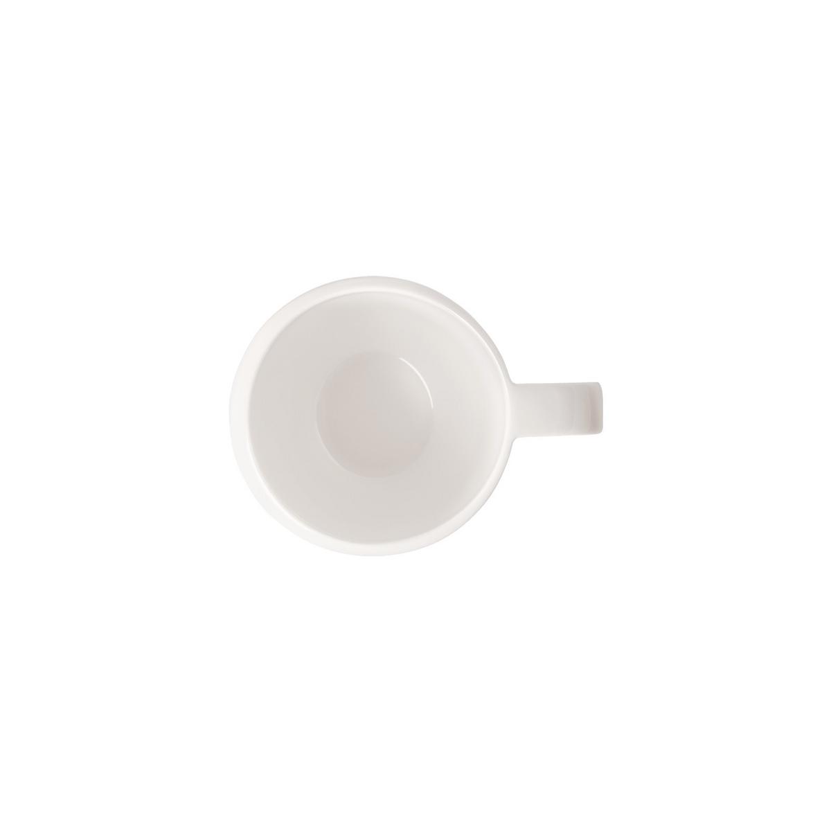 BECHER MIT HENKEL NewMoon weiß 390 ml 6er Set - Weiß, Keramik (0.39L) - Villeroy & Boch