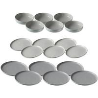 TELLER UND SCHALENSET Jasper mint 18er Set - Mintgrün, Keramik (2/2/2cm) - Ritzenhoff Breker