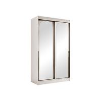 SCHIEBETÜRENSCHRANK Modin 120 - Kaschmir/Goldfarben, Holzwerkstoff/Kunststoff (120/216/65cm) - MIRJAN24