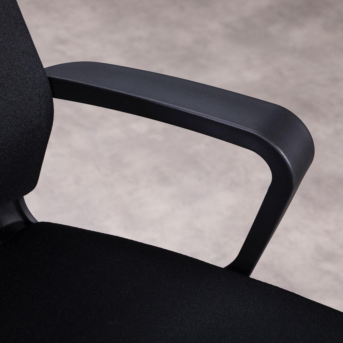 BÜRODREHSTUHL HERRY schwarz - Schwarz, Textil (57/124/62cm) - IDIMEX