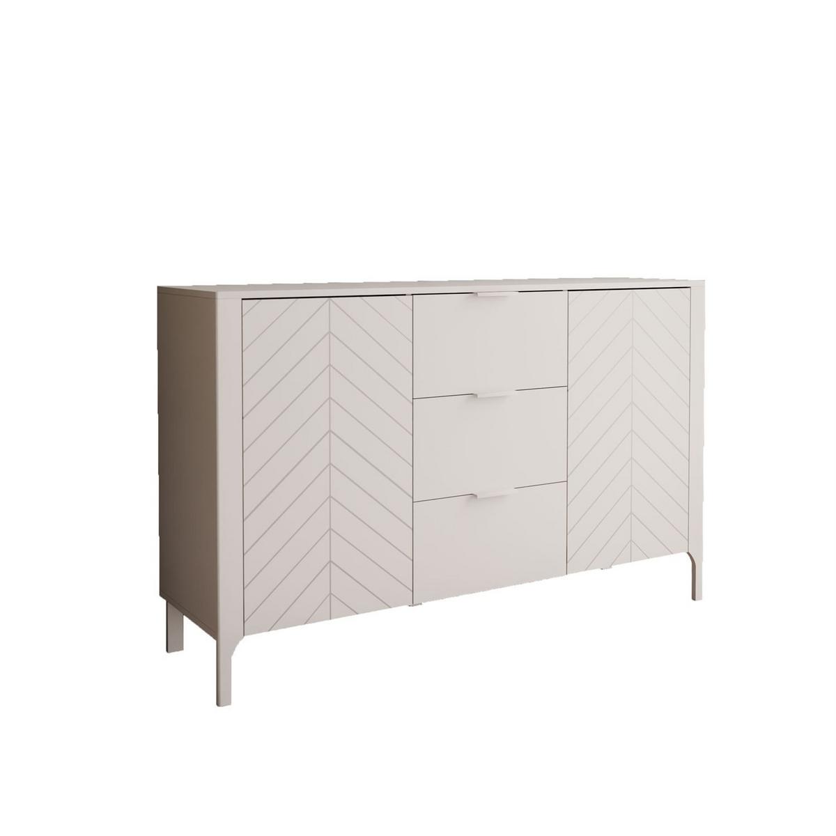 SIDEBOARD mit Schubladen LUMI, Kaschmir - Kaschmir, Holzwerkstoff (153/95/40cm) - Lookway