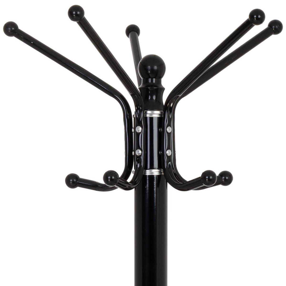 GARDEROBE aus metall - Schwarz, Metall (36/174/36cm) - Wanderlust