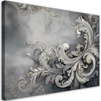 WANDBILD beton textur vintage - Grau, Textil (60/40cm) - Feeby