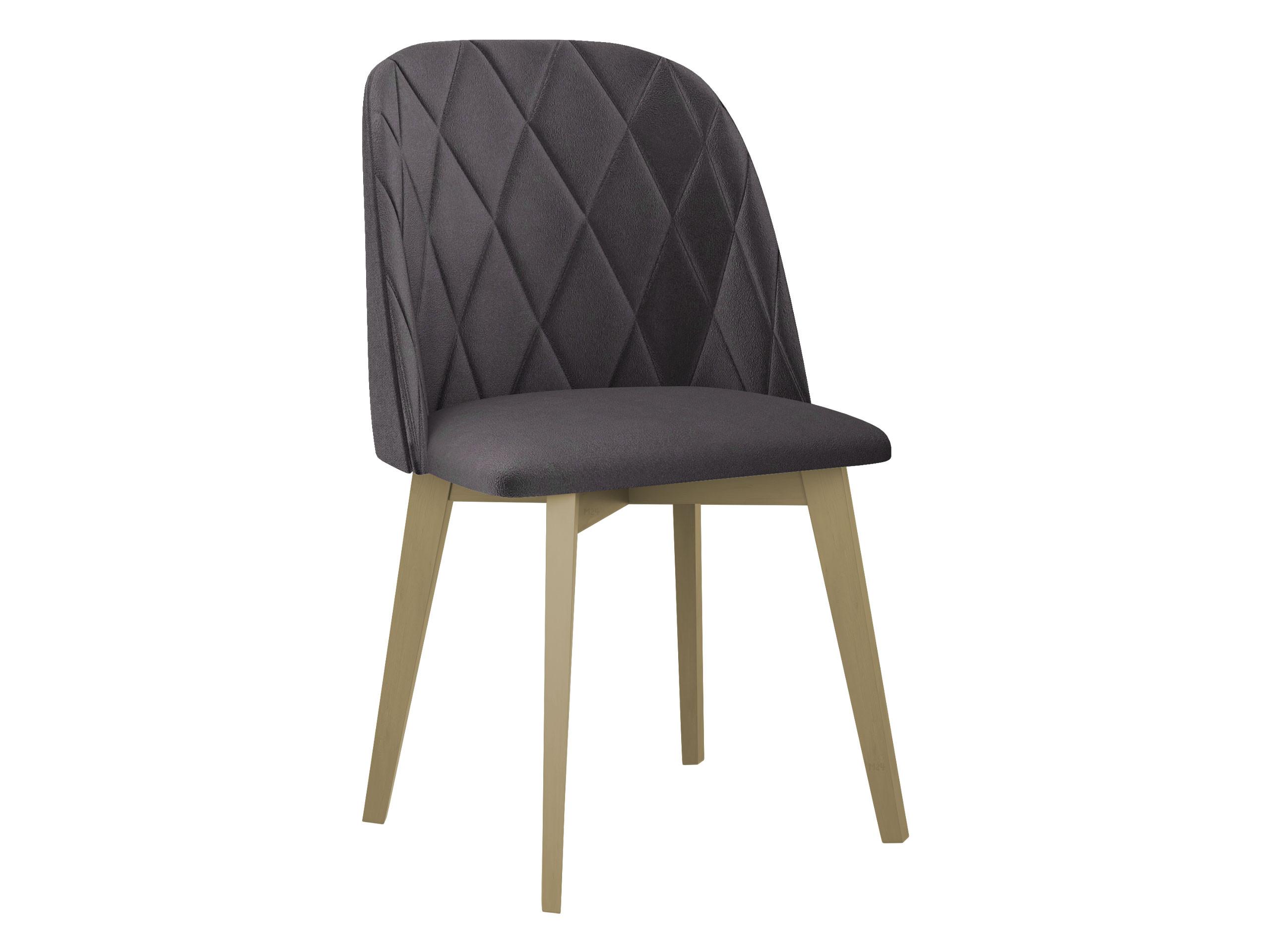 ESSZIMMERSTUHL Monti III Pik Raute - Grau/Sonoma Eiche, Holz/Textil (48/83/55cm) - MIRJAN24