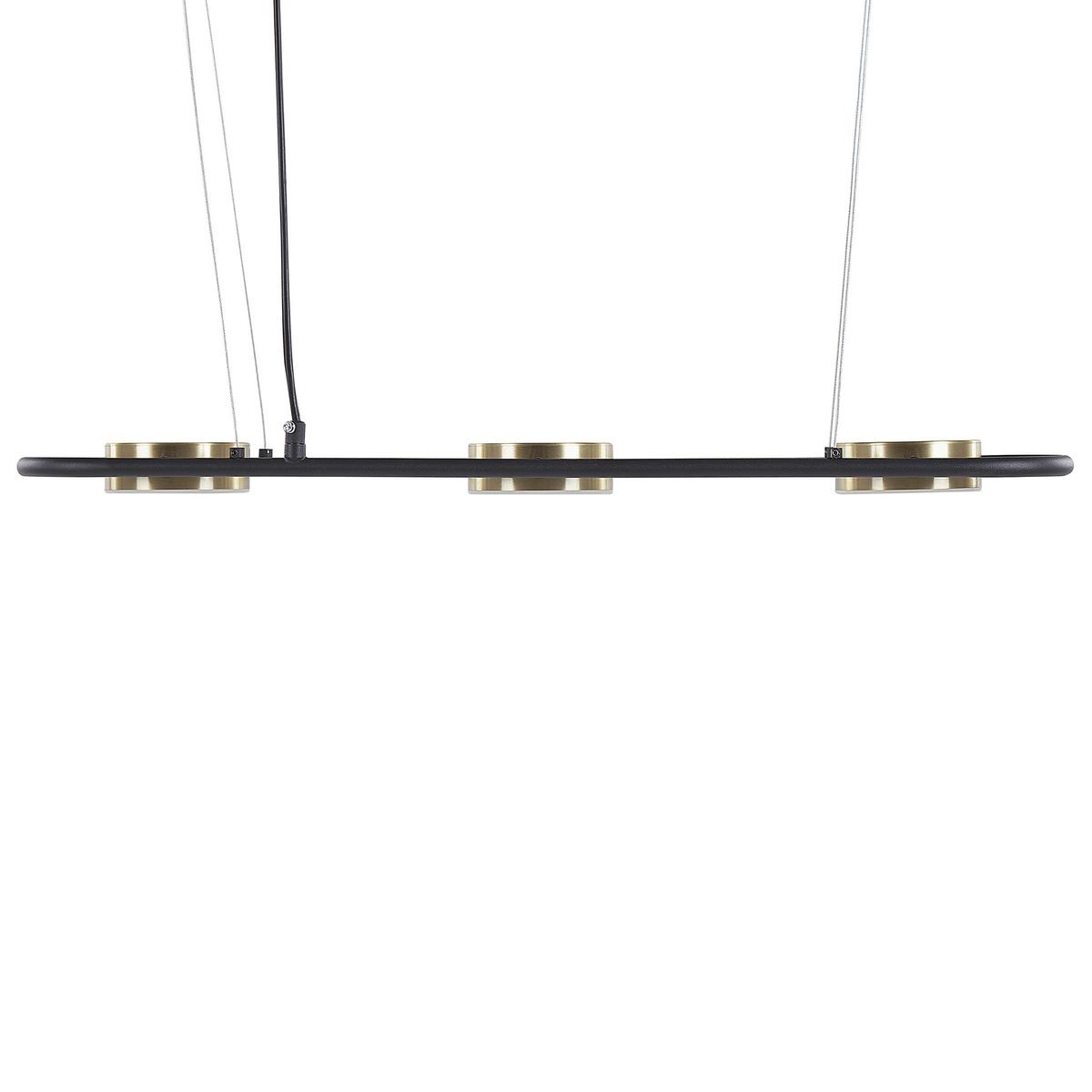 HÄNGELEUCHTE Mali 13/65/159 cm - Schwarz, Metall (13/65/159cm) - Beliani