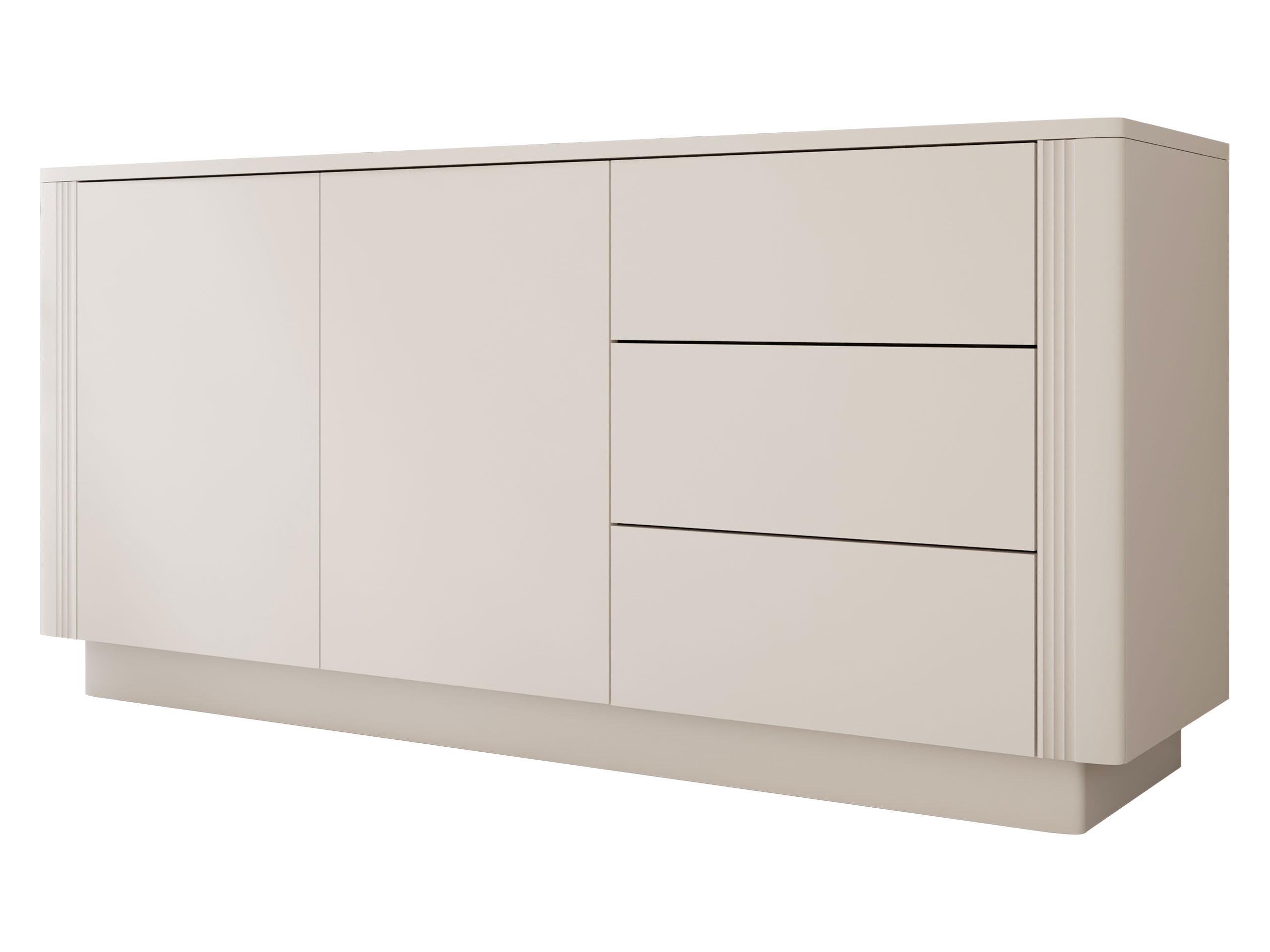 SIDEBOARD Netari 2D3SZ - Sandfarben, Holzwerkstoff (50/69/40cm) - MIRJAN24