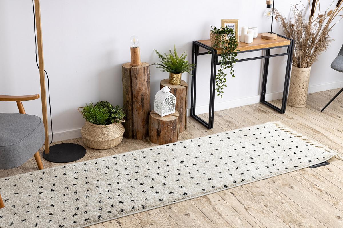 TEPPICH Berber 80/250 cm - Creme, Textil (80/250cm) - rugsX
