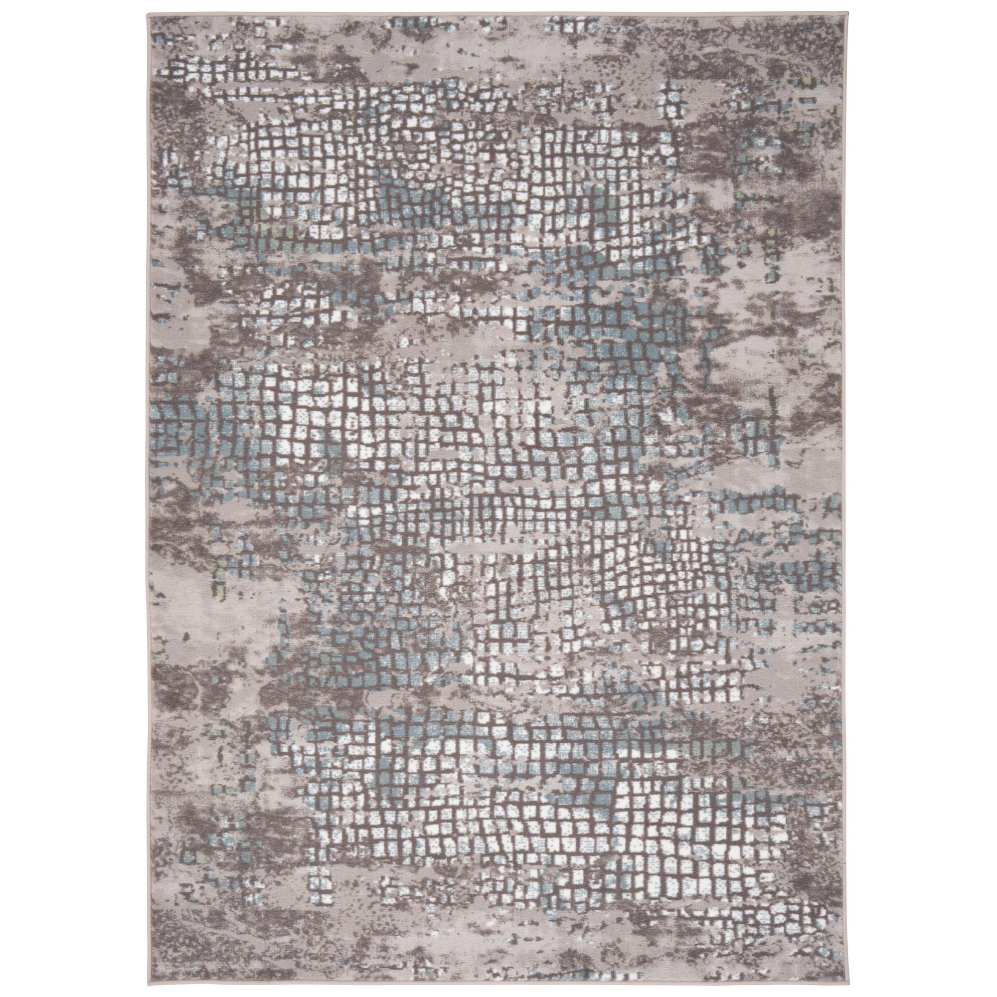 DESIGNER TEPPICH TAWIRA VINTAGE - Edelstahlfarben, Textil (80/160cm) - Pergamon