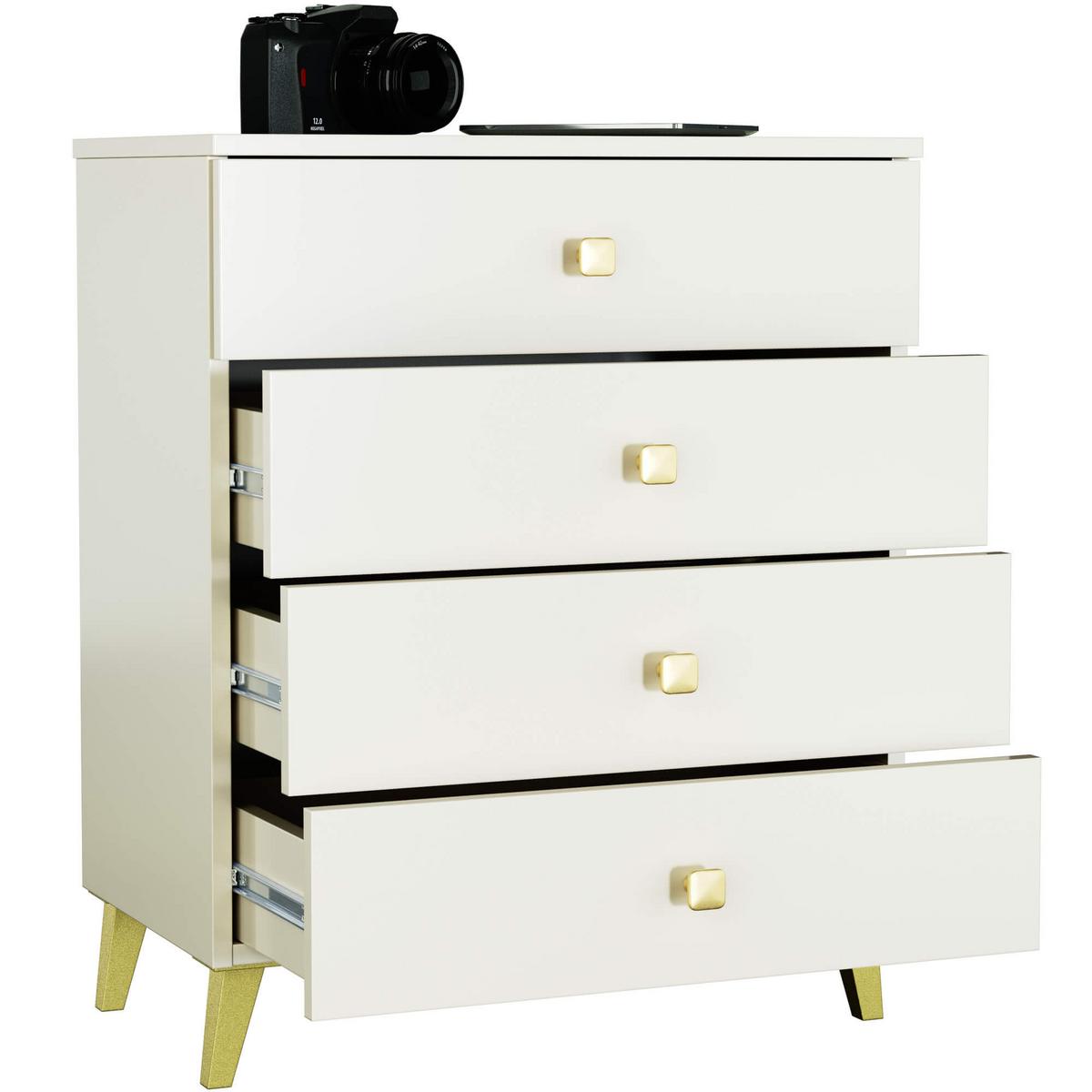 KOMMODE Kaschmir 73/60/37 - Kaschmir, Holzwerkstoff (60/73/37cm) - RAUMHIRSCH FURNITURE