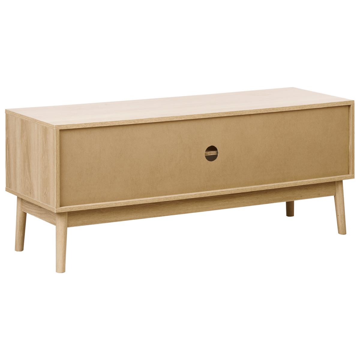 TV-MÖBEL Hellbraun Lynwood - Braun, Holzwerkstoff (117/48/40cm) - Beliani